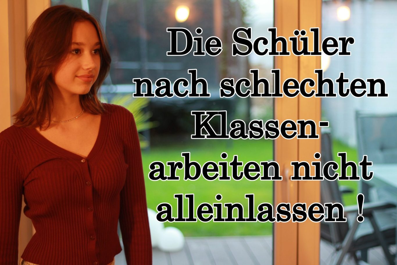Volker Klugmann, Anna Giuliana, Mathematik Nachhilfeunterricht, Mathe Nachhilfe, Mathenachhilfe, Nachhilfelehrer, Privatunterricht, Die Schüler nach schlechten Klassenarbeiten nicht alleinlassen !