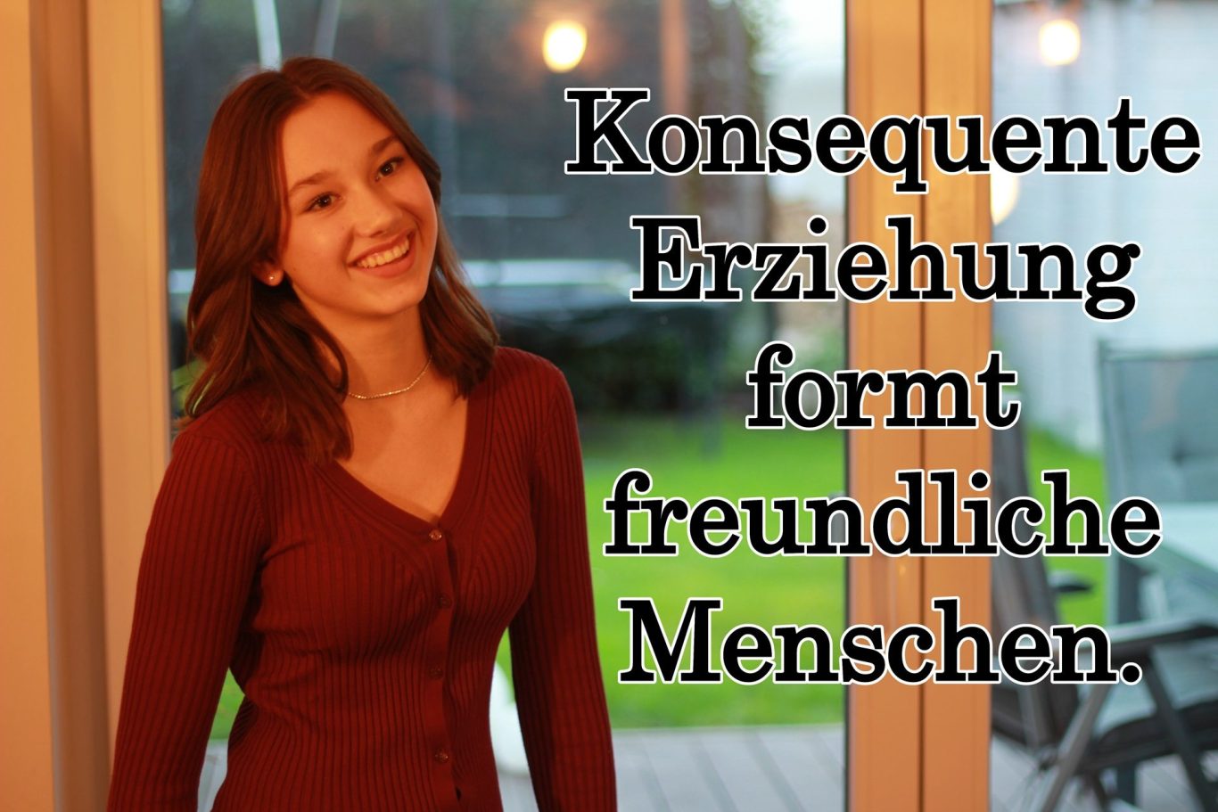 Kindererziehung, Erziehung, Konsequenz, Volker Klugmann, Anna Giuliana, Mathematik Nachhilfeunterricht, Mathe Nachhilfe, Mathenachhilfe, Nachhilfelehrer, Privatunterricht, Konsequente Erziehung formt freundliche Menschen.