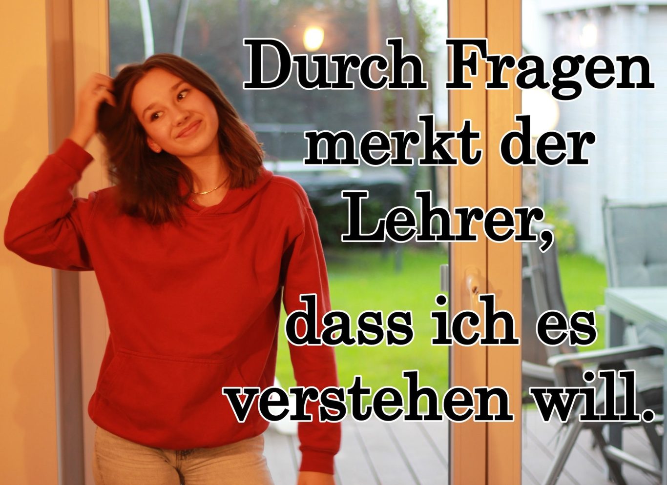 Volker Klugmann, Anna Giuliana, Mathematik Nachhilfeunterricht, Mathe Nachhilfe, Mathenachhilfe, Nachhilfelehrer, Privatunterricht, Durch Fragen merkt der Lehrer, dass ich es verstehen will.
