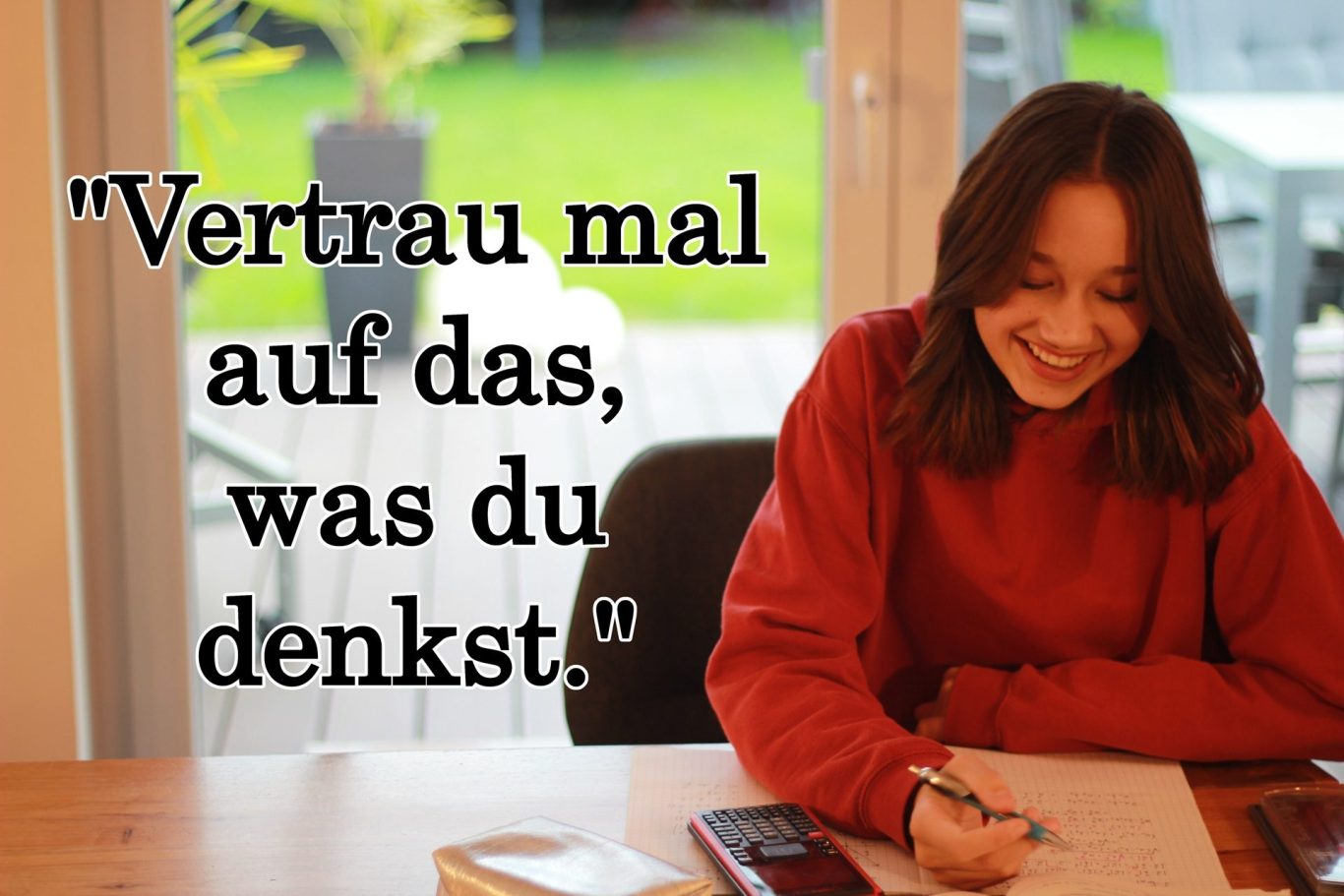 Volker Klugmann, Anna Giuliana, Mathematik Nachhilfeunterricht, Mathe Nachhilfe, Mathenachhilfe, Nachhilfelehrer, Privatunterricht, Vertrau mal auf das, was du denkst.