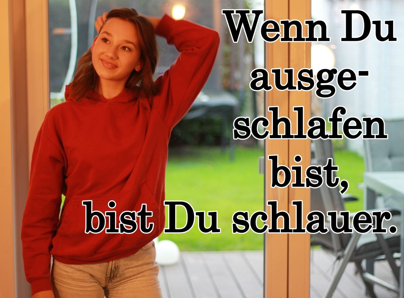 Volker Klugmann, Anna Giuliana, Mathematik Nachhilfeunterricht, Mathe Nachhilfe, Mathenachhilfe, Nachhilfelehrer, Privatunterricht, Wenn du ausgeschlafen bist, bist du schlauer.