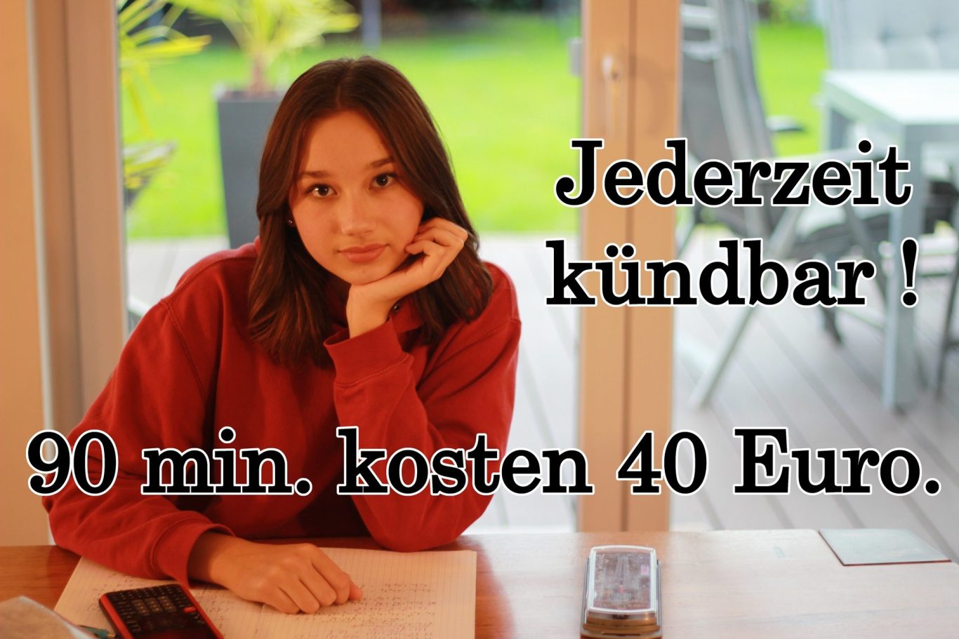 Volker Klugmann, Anna Giuliana, Mathematik Nachhilfeunterricht, Mathe Nachhilfe, Mathenachhilfe, Nachhilfelehrer, Privatunterricht, Jederzeit kündbar ! 90 Minuten kosten 40 Euro. 