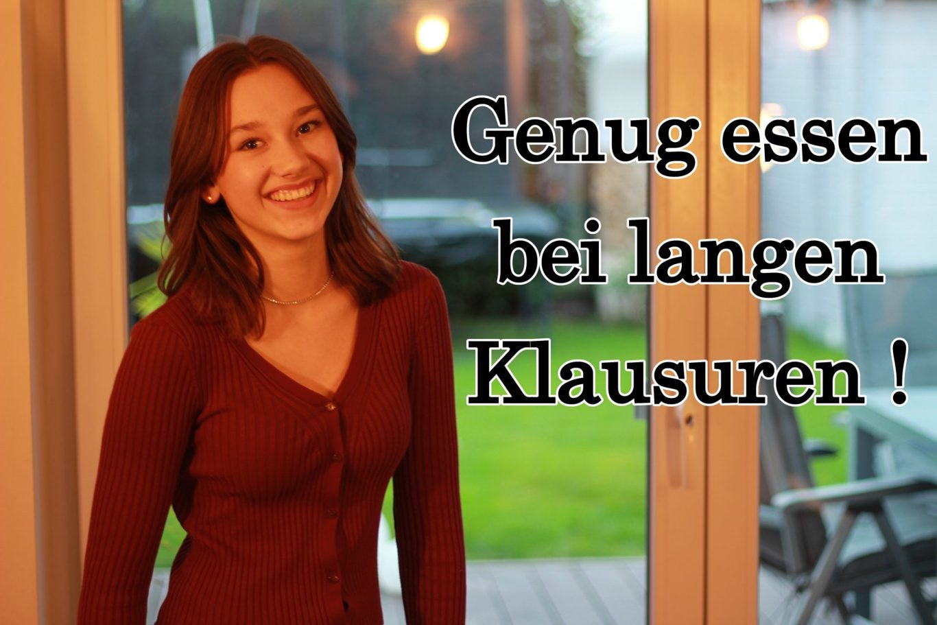 Volker Klugmann, Anna Giuliana, Mathematik Nachhilfeunterricht, Mathe Nachhilfe, Mathenachhilfe, Nachhilfelehrer, Privatunterricht, Genug essen bei langen Klassenarbeiten !