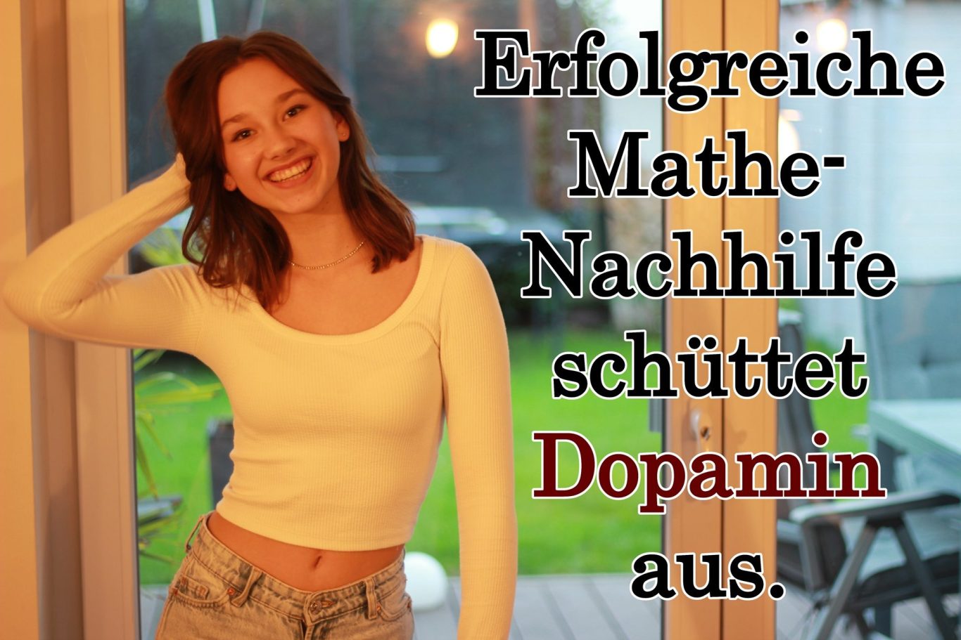 Volker Klugmann, Anna Giuliana, Mathematik Nachhilfeunterricht, Mathe Nachhilfe, Mathenachhilfe, Nachhilfelehrer, Privatunterricht, Erfolgreiche Mathenachhilfe schüttet Dopamin aus.