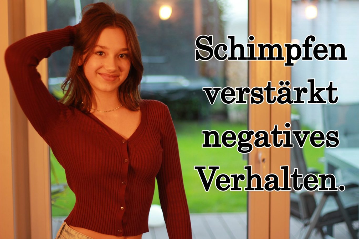 Kindererziehung, Erziehung, Volker Klugmann, Anna Giuliana, Mathematik Nachhilfeunterricht, Mathe Nachhilfe, Mathenachhilfe, Nachhilfelehrer, Privatunterricht, Schimpfen verstärkt negatives Verhalten.