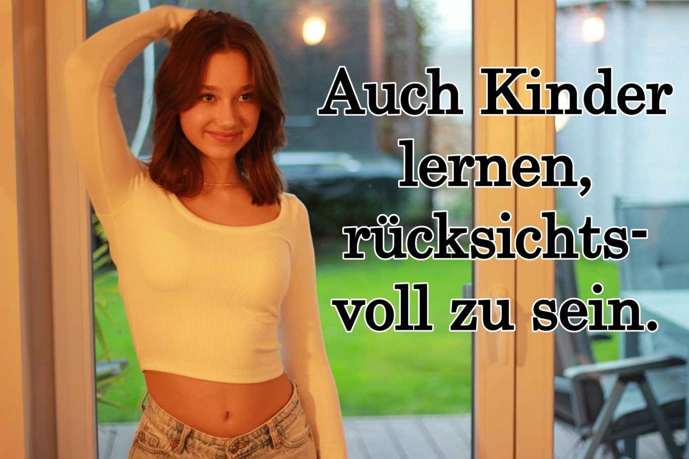 Kindererziehung, Erziehung, Volker Klugmann, Anna Giuliana, Mathematik Nachhilfeunterricht, Mathe Nachhilfe, Mathenachhilfe, Nachhilfelehrer, Privatunterricht, Auch Kinder lernen, rücksichtsvoll zu sein.